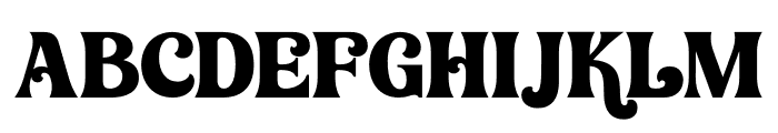 Groter Retro Font UPPERCASE