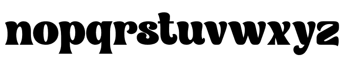 Groter Retro Font LOWERCASE