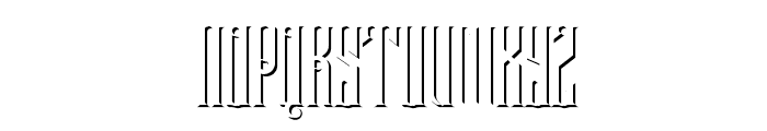 Grotesque Shadow B FD Font UPPERCASE