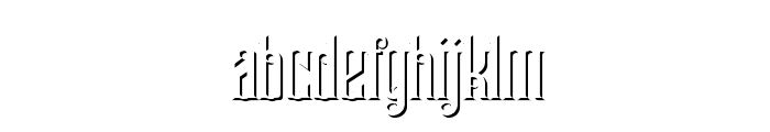Grotesque Shadow B FD Font LOWERCASE