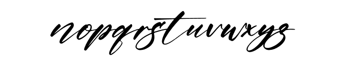 Grottery Italic Font LOWERCASE
