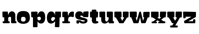 Groushy Font LOWERCASE