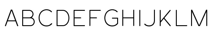 Grovana LightRound Font LOWERCASE
