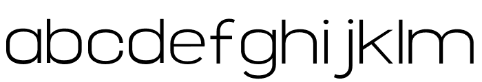 Groveric ExtraLight Font LOWERCASE