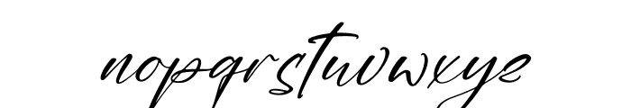 Grovynda Bendion Italic Font LOWERCASE