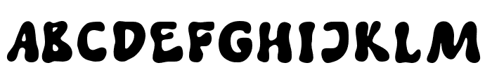 GrowFine-Regular Font UPPERCASE