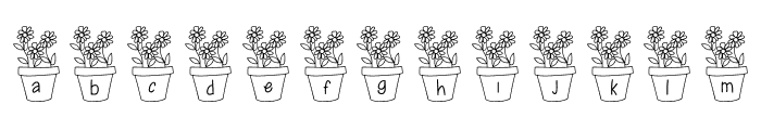 Grow Font LOWERCASE