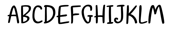 Growing Cute Fu Font UPPERCASE