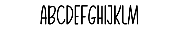 Growing Font LOWERCASE