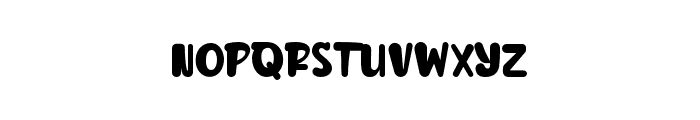 GrowupWorld-Regular Font UPPERCASE
