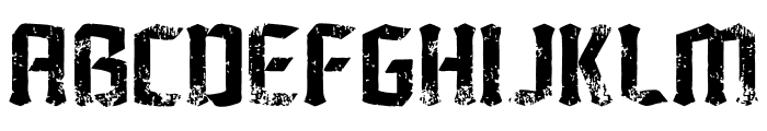 Grublack Grunge Font UPPERCASE