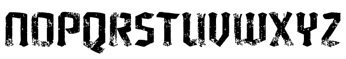 Grublack Grunge Font UPPERCASE