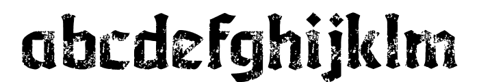 Grublack Grunge Font LOWERCASE