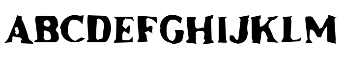 Gruengcy Regular Font UPPERCASE