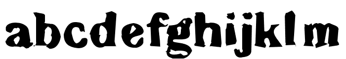 Gruengcy Regular Font LOWERCASE