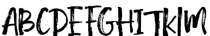 Gruffly Font UPPERCASE