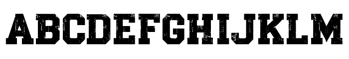 GrungScratch Font UPPERCASE