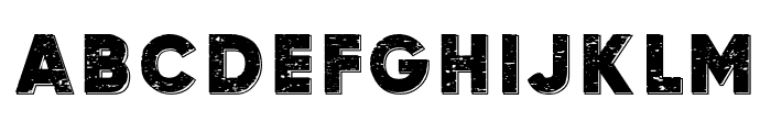 Grunge Distressed Black Font Rg Font UPPERCASE