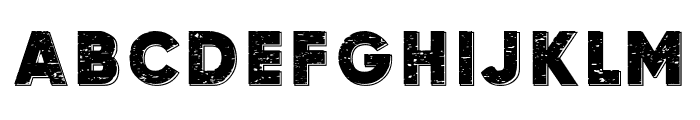 Grunge Distressed Black Font Rg Font LOWERCASE