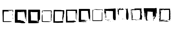 Grunge Frames Regular Font LOWERCASE