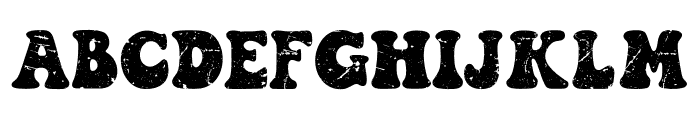 Grunge Groovy Font UPPERCASE