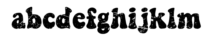 Grunge Groovy Font LOWERCASE