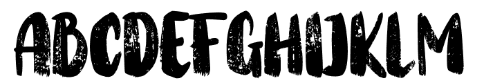 Grunge Marker Font UPPERCASE