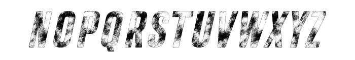 Grunge Master Italic Font UPPERCASE