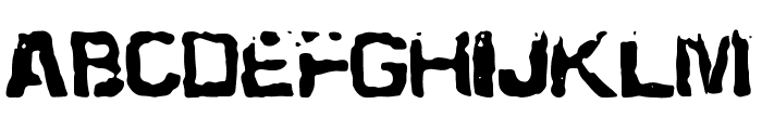 Grunge formal font Font UPPERCASE