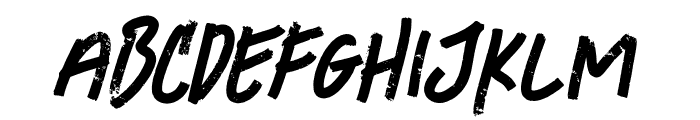 GrungeFont-Regular Font LOWERCASE