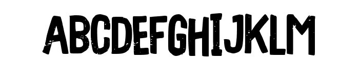 Grungey Regular Font UPPERCASE