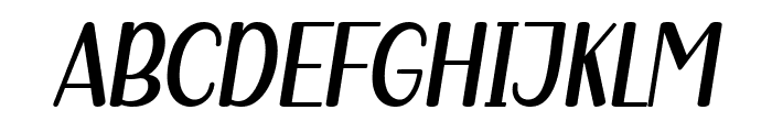 Gryce Italic Font UPPERCASE