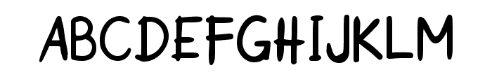 Gsi Handwriting Regular Font UPPERCASE