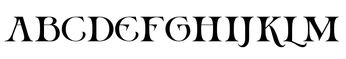 Guacheva-Regular Font UPPERCASE