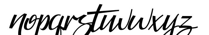 Guarddilla Typeface Font LOWERCASE