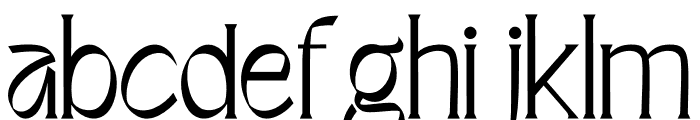 Guardian Typeface Font LOWERCASE