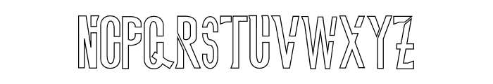 Guest Star Outline Font LOWERCASE