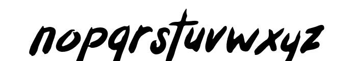 Guesty-Regular Font LOWERCASE