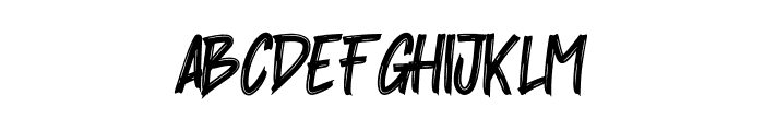 Gufron Font UPPERCASE