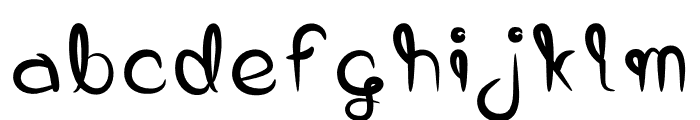 Gugu Font LOWERCASE