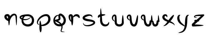 Gugu Font LOWERCASE