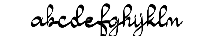 Guhytha Font LOWERCASE