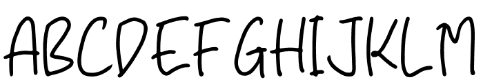 Guide Notes Font UPPERCASE