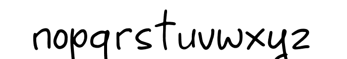 Guide Notes Font LOWERCASE