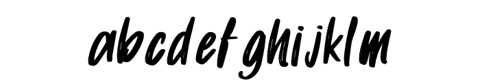 Guinel Font LOWERCASE