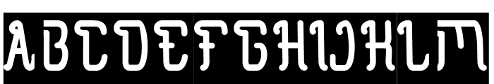 Guitar Electric-Inverse Font UPPERCASE