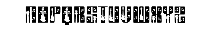 Guitar Hero Font LOWERCASE