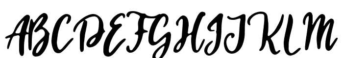 Gulitta-Regular Font UPPERCASE