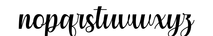 Gulitta Font LOWERCASE