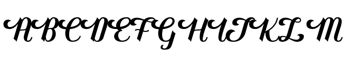 Gullady-Regular Font UPPERCASE